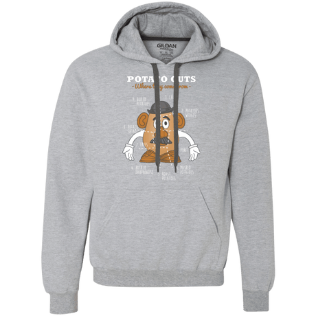 Sweatshirts Sport Grey / Small A Potato Anatomy Premium Fleece Hoodie