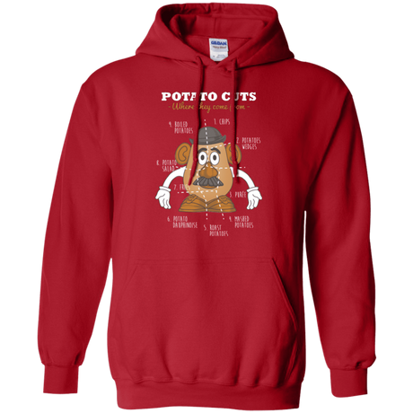 Sweatshirts Red / Small A Potato Anatomy Pullover Hoodie