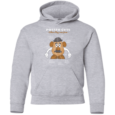 Sweatshirts Sport Grey / YS A Potato Anatomy Youth Hoodie