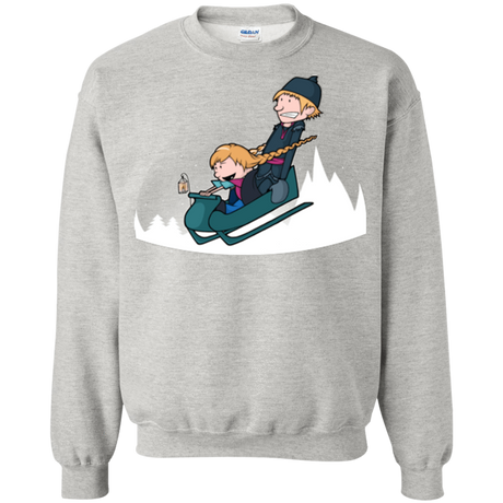 Sweatshirts Ash / Small A Snowy Ride Crewneck Sweatshirt
