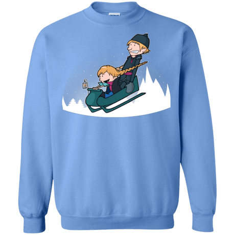 Sweatshirts Carolina Blue / Small A Snowy Ride Crewneck Sweatshirt