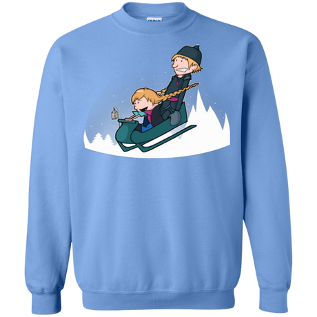 Sweatshirts Carolina Blue / Small A Snowy Ride Crewneck Sweatshirt