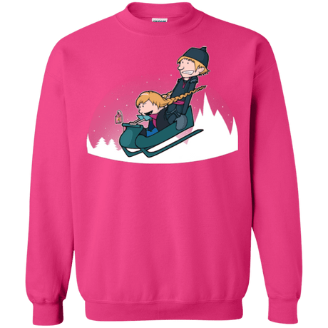 Sweatshirts Heliconia / Small A Snowy Ride Crewneck Sweatshirt