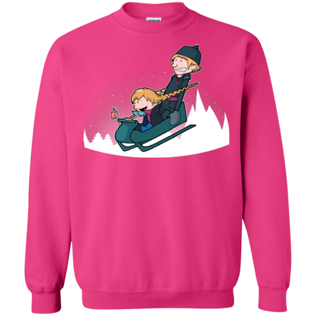Sweatshirts Heliconia / Small A Snowy Ride Crewneck Sweatshirt