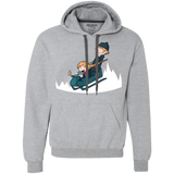 Sweatshirts Sport Grey / Small A Snowy Ride Premium Fleece Hoodie