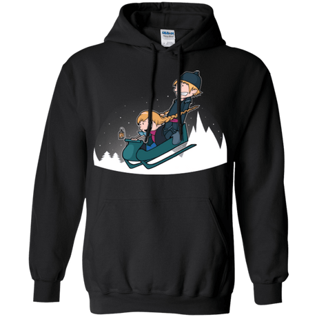 Sweatshirts Black / Small A Snowy Ride Pullover Hoodie