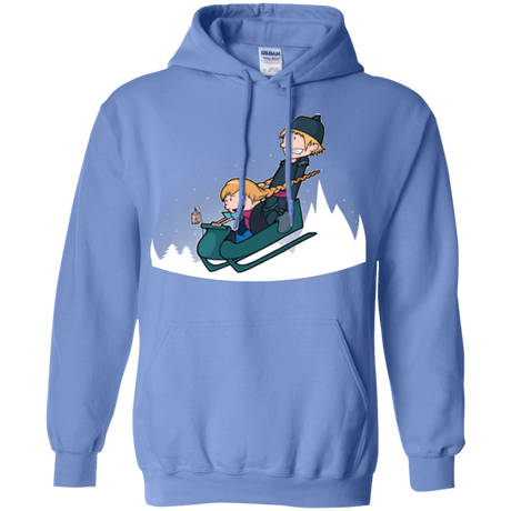 Sweatshirts Carolina Blue / Small A Snowy Ride Pullover Hoodie