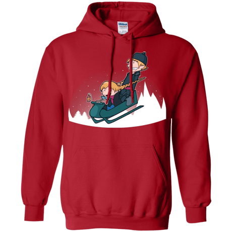 Sweatshirts Red / Small A Snowy Ride Pullover Hoodie