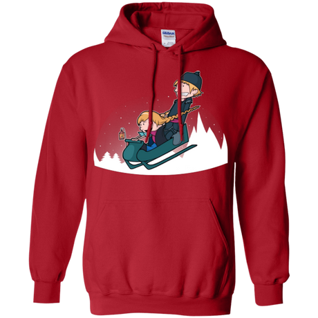 Sweatshirts Red / Small A Snowy Ride Pullover Hoodie