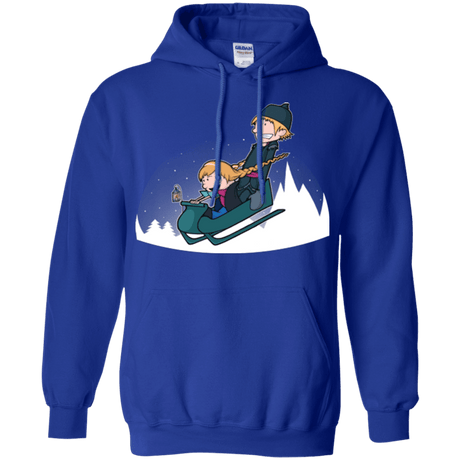 Sweatshirts Royal / Small A Snowy Ride Pullover Hoodie