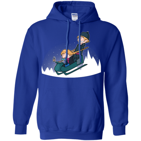 Sweatshirts Royal / Small A Snowy Ride Pullover Hoodie