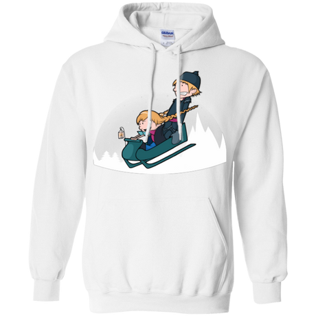 Sweatshirts White / Small A Snowy Ride Pullover Hoodie