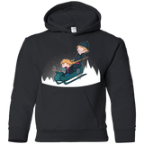 Sweatshirts Black / YS A Snowy Ride Youth Hoodie