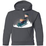 Sweatshirts Charcoal / YS A Snowy Ride Youth Hoodie