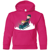 Sweatshirts Heliconia / YS A Snowy Ride Youth Hoodie