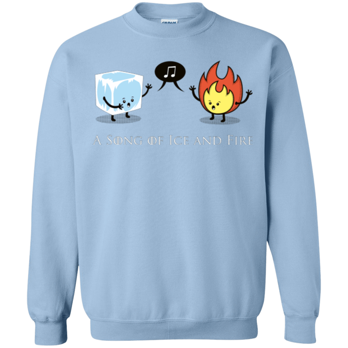 Sweatshirts Light Blue / Small A Song of Ice and Fire Crewneck Sweatshirt