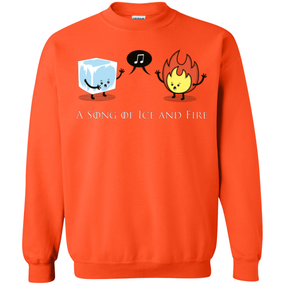 Sweatshirts Orange / Small A Song of Ice and Fire Crewneck Sweatshirt