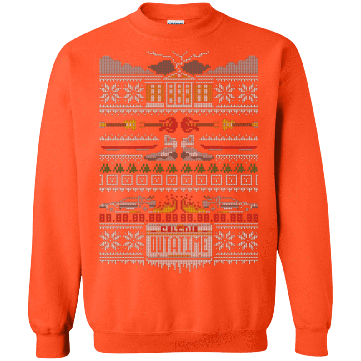 Sweatshirts Orange / Small A Stitch in Time Crewneck Sweatshirt
