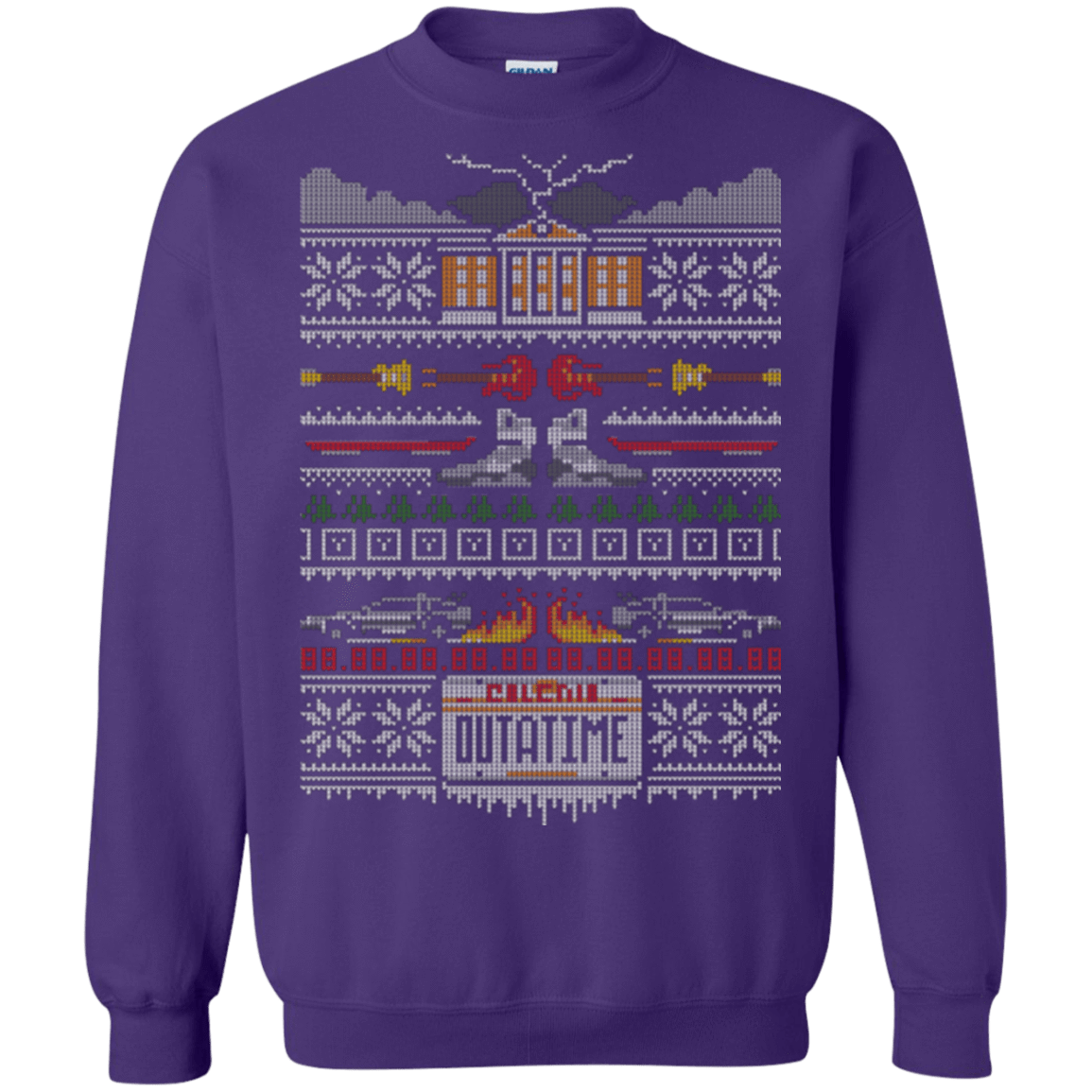 Sweatshirts Purple / Small A Stitch in Time Crewneck Sweatshirt