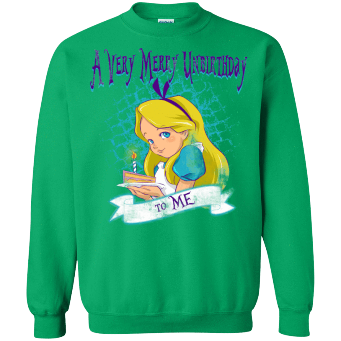 Sweatshirts Irish Green / Small A Very Merry Un-Birthday Crewneck Sweatshirt