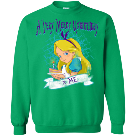 Sweatshirts Irish Green / Small A Very Merry Un-Birthday Crewneck Sweatshirt