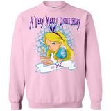 Sweatshirts Light Pink / Small A Very Merry Un-Birthday Crewneck Sweatshirt