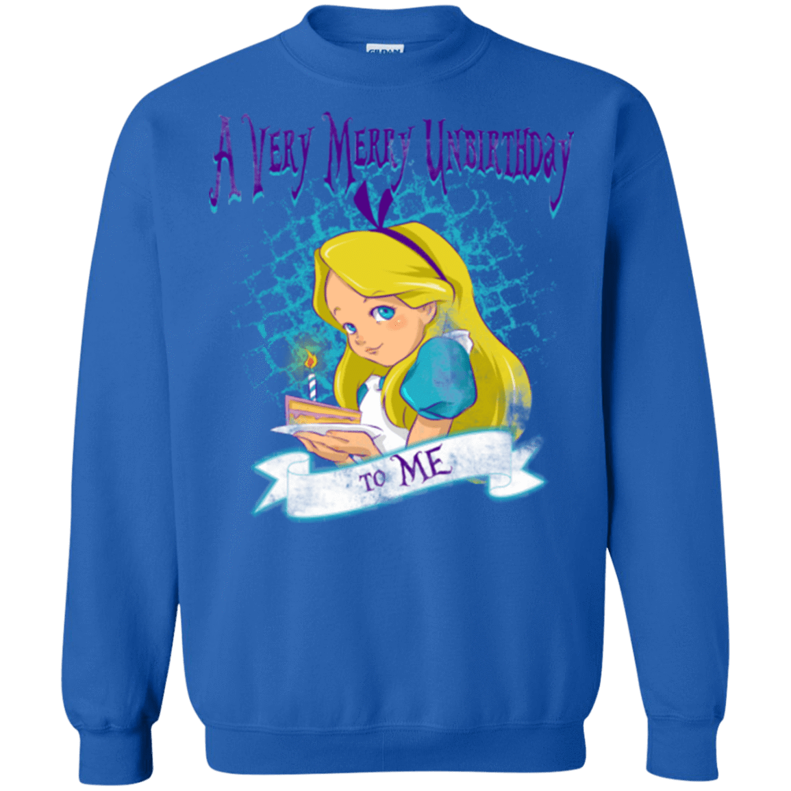 Sweatshirts Royal / Small A Very Merry Un-Birthday Crewneck Sweatshirt