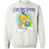 Sweatshirts White / Small A Very Merry Un-Birthday Crewneck Sweatshirt