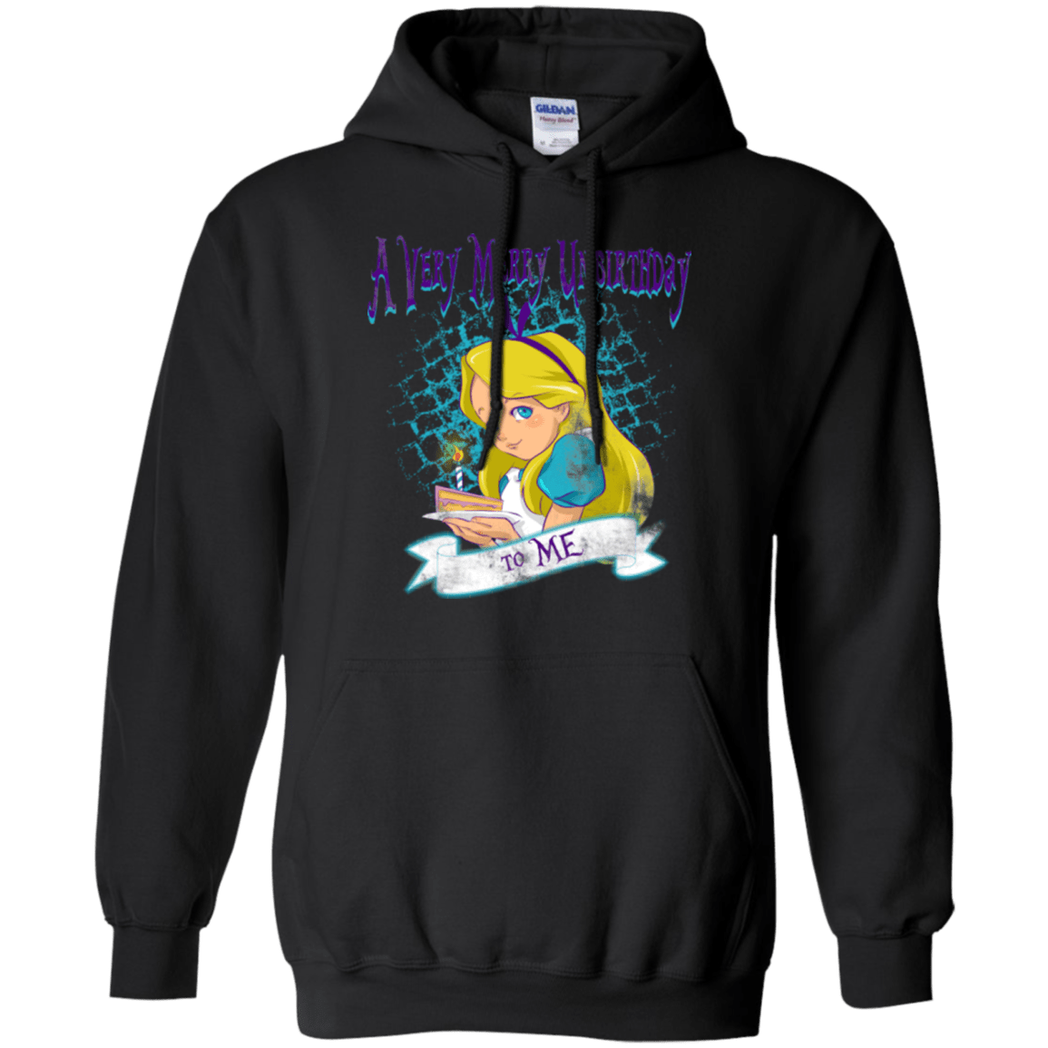 Sweatshirts Black / Small A Very Merry Un-Birthday Pullover Hoodie