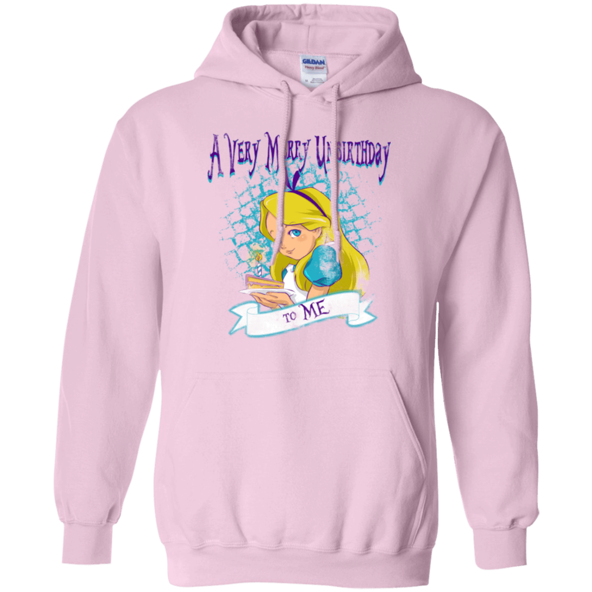 Sweatshirts Light Pink / Small A Very Merry Un-Birthday Pullover Hoodie