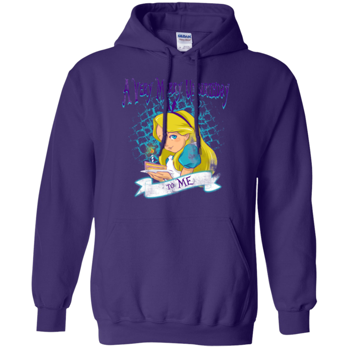 Sweatshirts Purple / Small A Very Merry Un-Birthday Pullover Hoodie