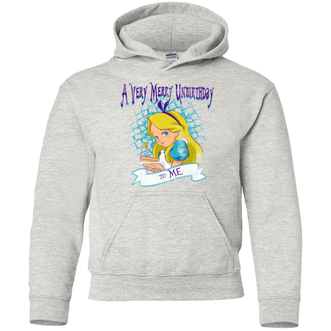 Sweatshirts Ash / YS A Very Merry Un-Birthday Youth Hoodie