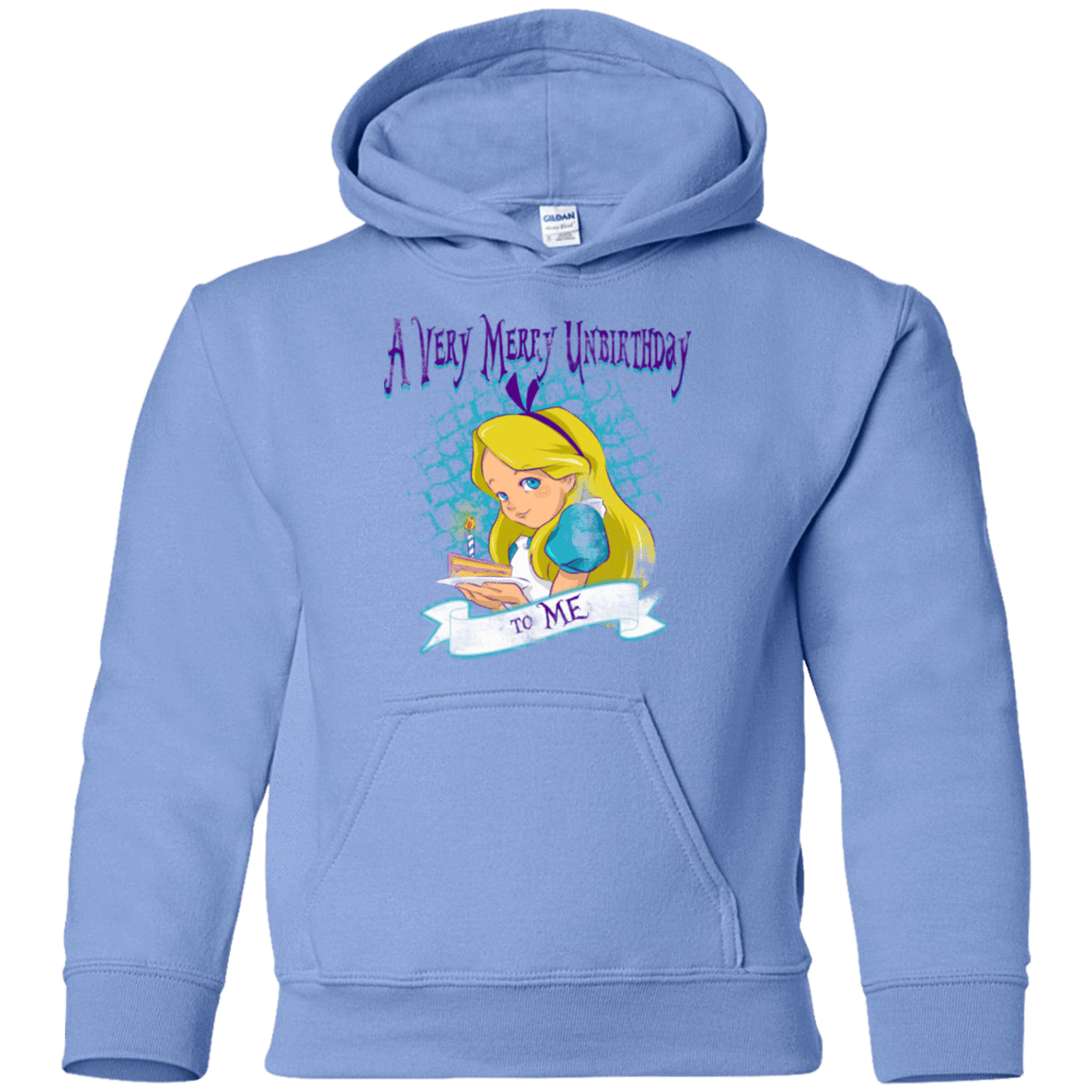 Sweatshirts Carolina Blue / YS A Very Merry Un-Birthday Youth Hoodie