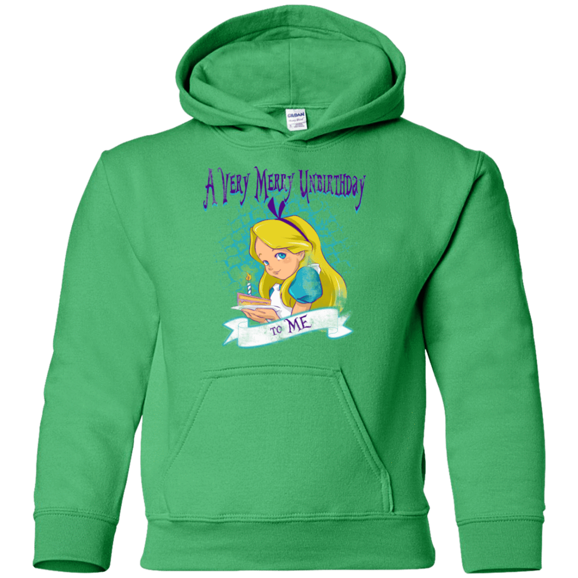 Sweatshirts Irish Green / YS A Very Merry Un-Birthday Youth Hoodie