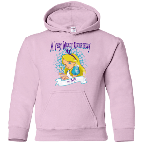 Sweatshirts Light Pink / YS A Very Merry Un-Birthday Youth Hoodie