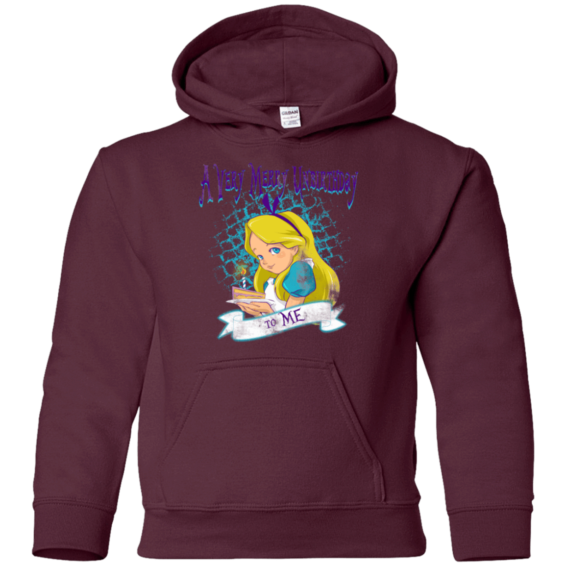 Sweatshirts Maroon / YS A Very Merry Un-Birthday Youth Hoodie