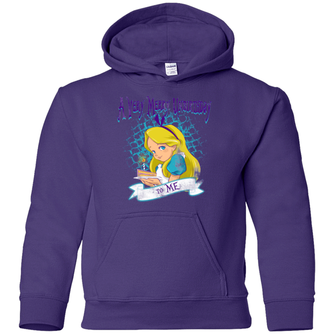 Sweatshirts Purple / YS A Very Merry Un-Birthday Youth Hoodie