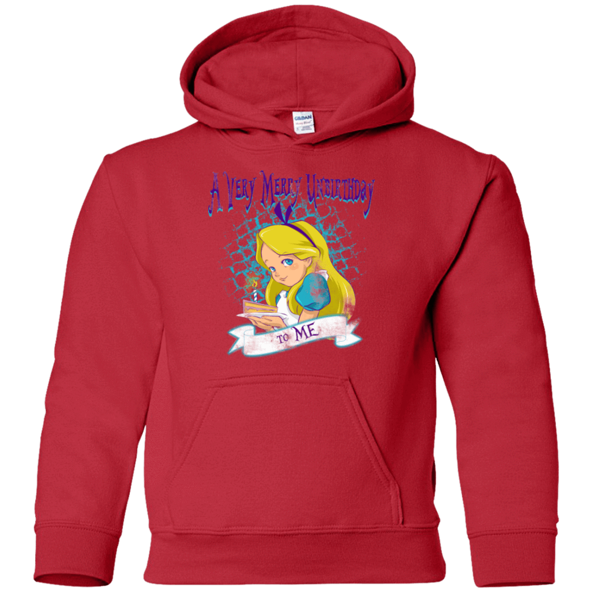 Sweatshirts Red / YS A Very Merry Un-Birthday Youth Hoodie