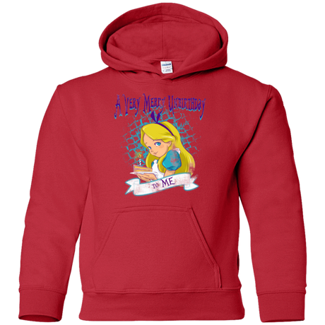 Sweatshirts Red / YS A Very Merry Un-Birthday Youth Hoodie