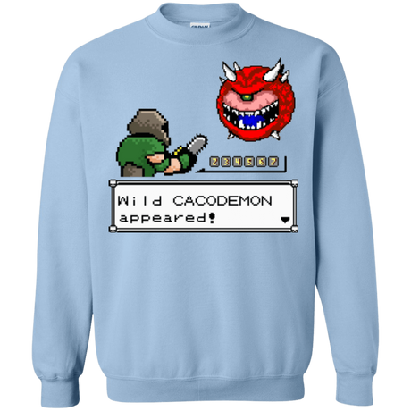 Sweatshirts Light Blue / Small A Wild Cacodemon Crewneck Sweatshirt