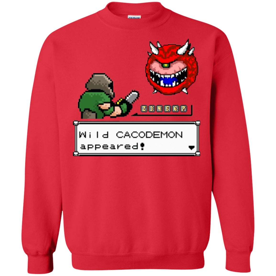 Sweatshirts Red / Small A Wild Cacodemon Crewneck Sweatshirt