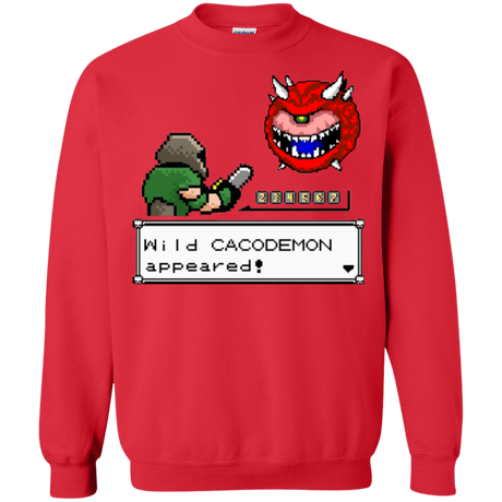 Sweatshirts Red / Small A Wild Cacodemon Crewneck Sweatshirt