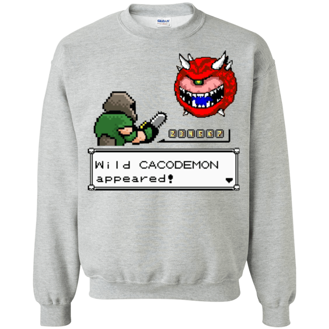 Sweatshirts Sport Grey / Small A Wild Cacodemon Crewneck Sweatshirt