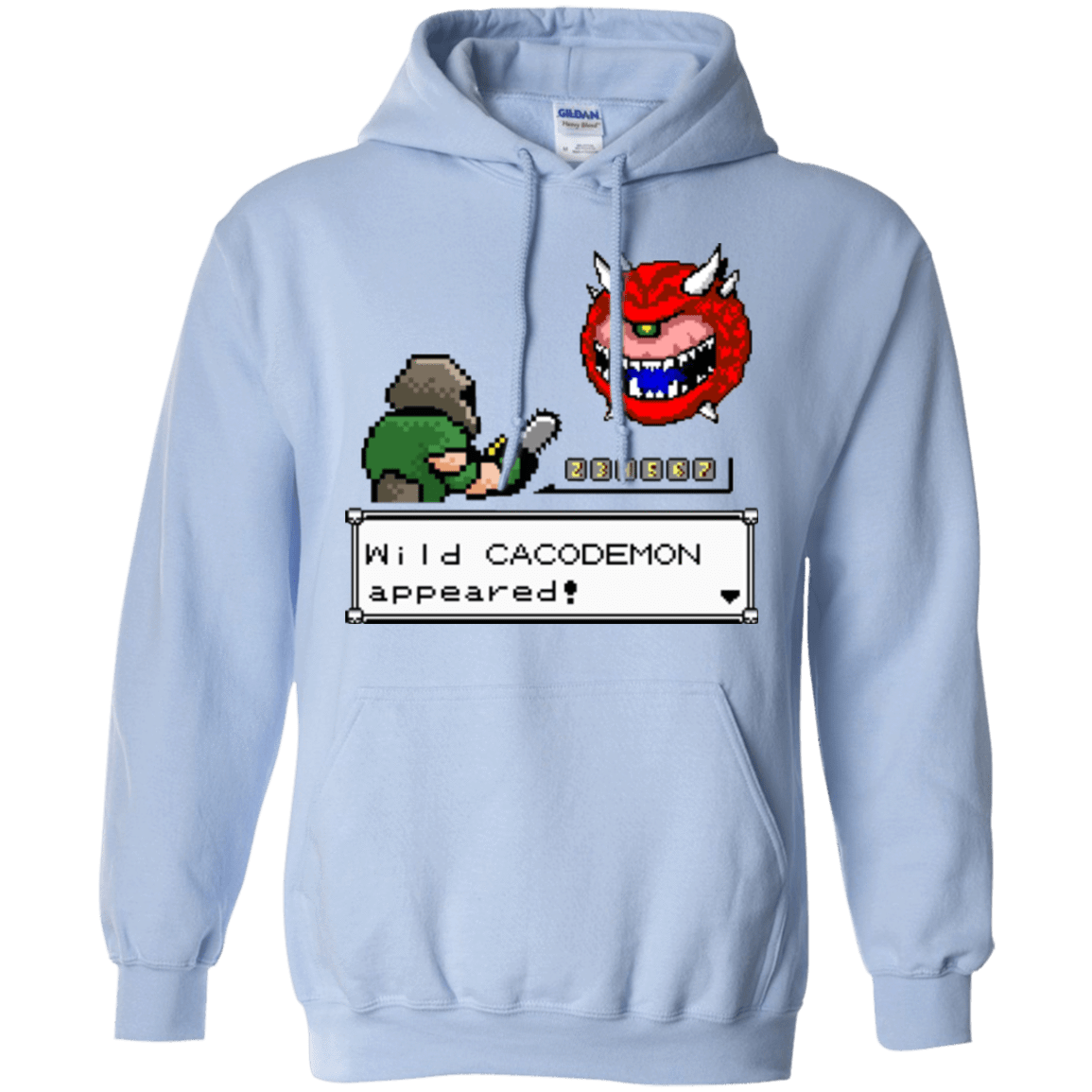 Sweatshirts Light Blue / Small A Wild Cacodemon Pullover Hoodie