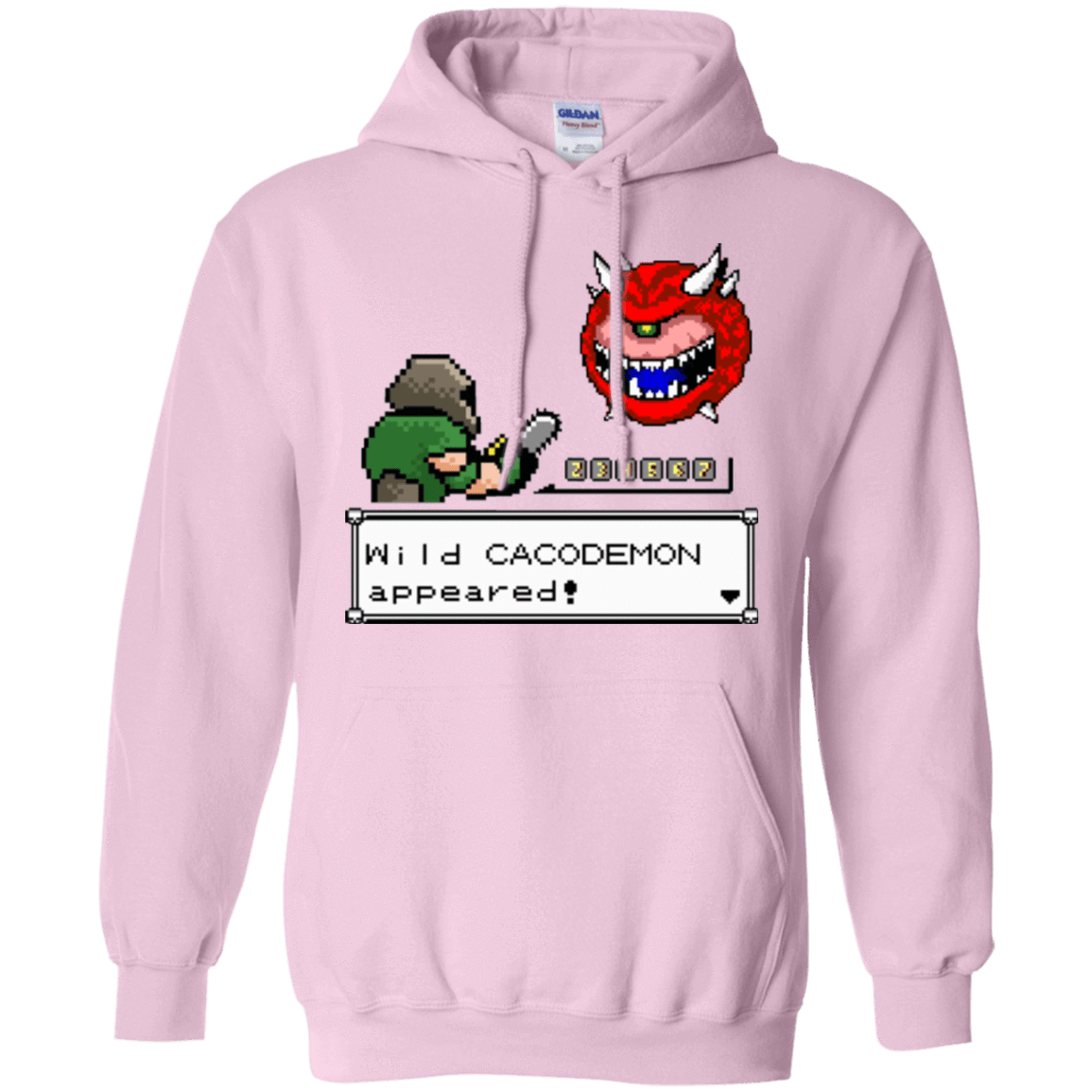 Sweatshirts Light Pink / Small A Wild Cacodemon Pullover Hoodie
