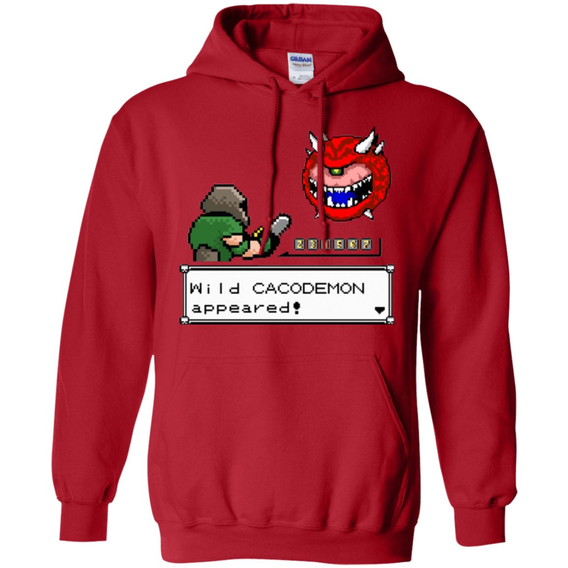 Sweatshirts Red / Small A Wild Cacodemon Pullover Hoodie