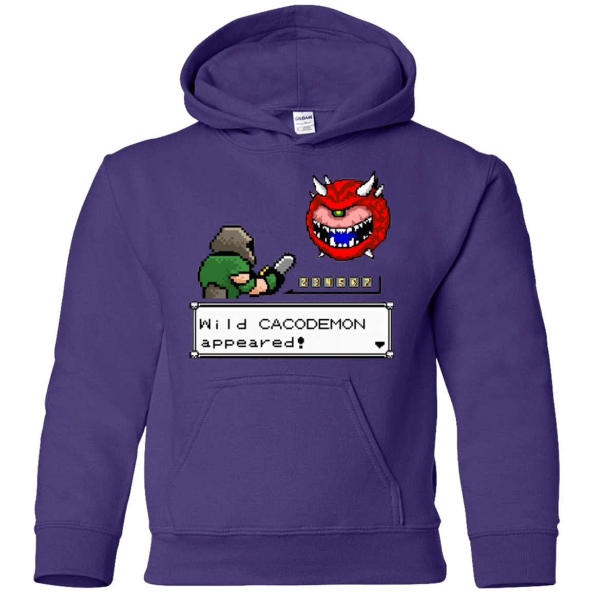 Sweatshirts Purple / YS A Wild Cacodemon Youth Hoodie