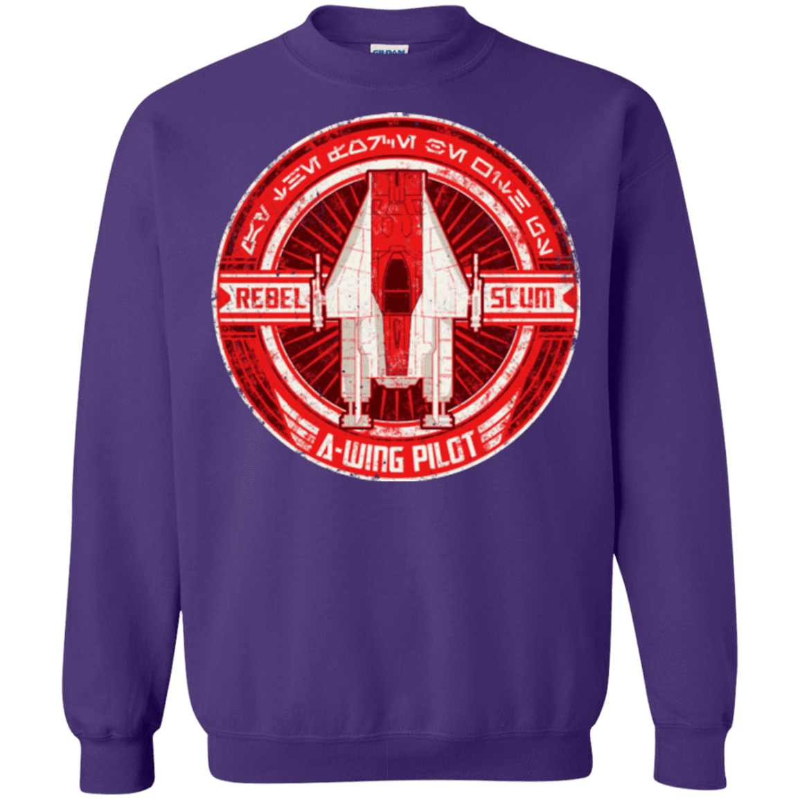 Sweatshirts Purple / S A-Wing Crewneck Sweatshirt