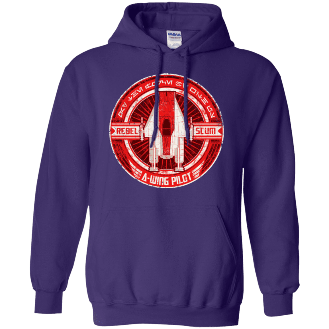 Sweatshirts Purple / S A-Wing Pullover Hoodie