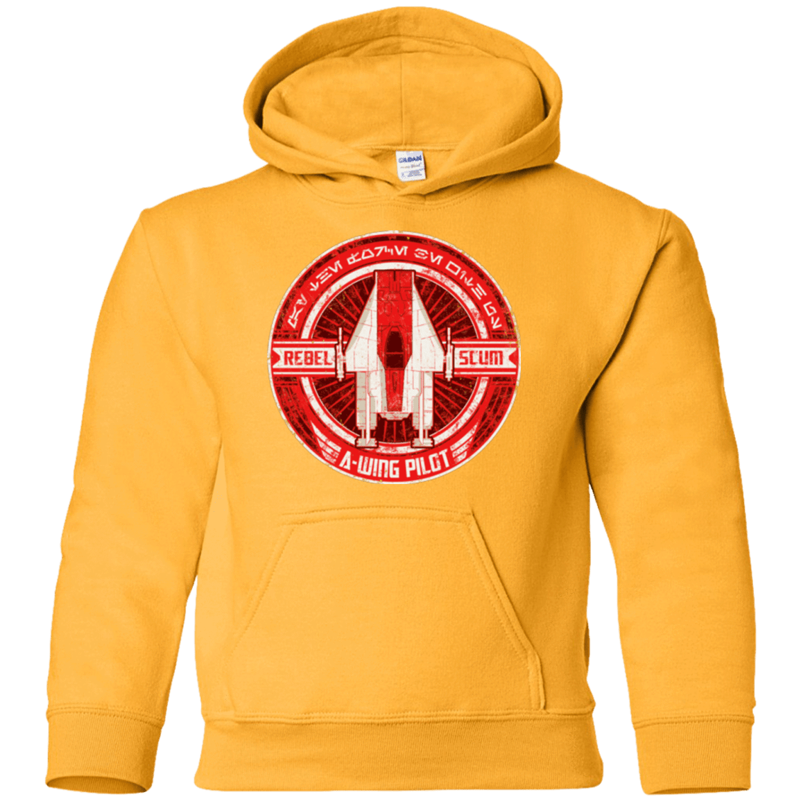 Sweatshirts Gold / YS A-Wing Youth Hoodie